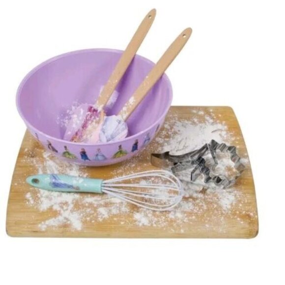 NEW Best Brands 8-Piece Disney 100th Anniversary Kids Baking Set Princess Theme - Picture 9 of 11